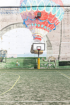 篮球,地点,绘画
