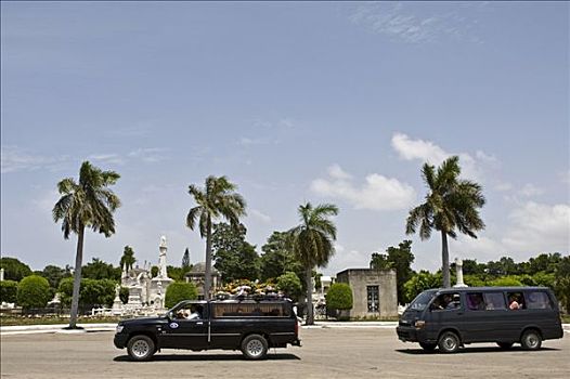 正面,墓地,哈瓦那,古巴,加勒比海