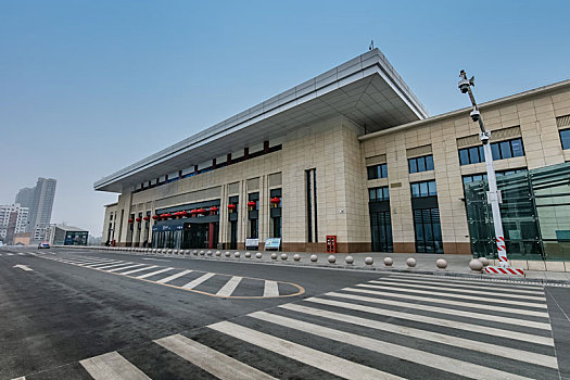 河南省焦作市高铁火车站建筑