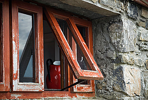 爱尔兰,红色,陶瓷,窗户