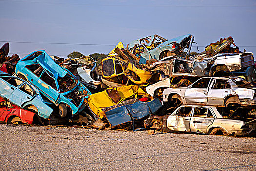 废弃物,汽车,垃圾场