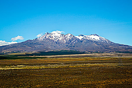 新西兰雪山