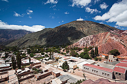 阿根廷,胡胡伊省,普尔马马卡,山,彩色