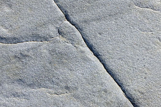 石头,裂缝,纳诺塔利克,峡湾,格陵兰