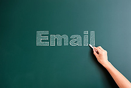 电子邮件,书写,黑板