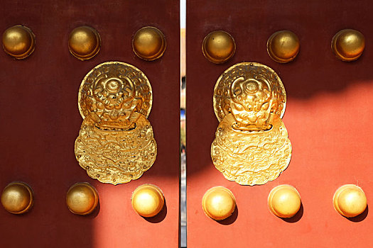 北京孔庙大成门正门门环