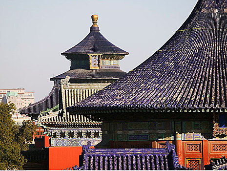 屋顶,天坛,天坛公园,北京,中国