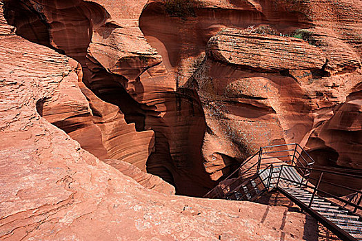沙岩构造,楼梯,羚羊谷,狭缝谷,页岩,亚利桑那,美国,北美