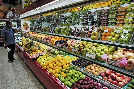 水果,超市,迪拜,阿联酋