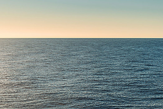海洋,表面,地平线,北海
