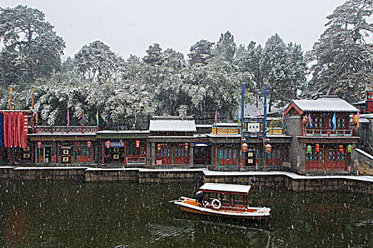 颐和园雪景