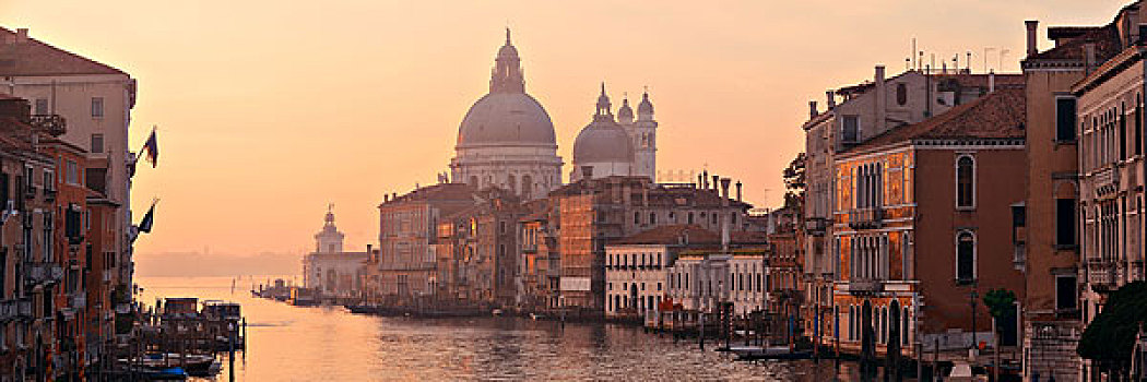 教堂,圣马利亚,行礼,大运河,风景,全景,威尼斯,意大利