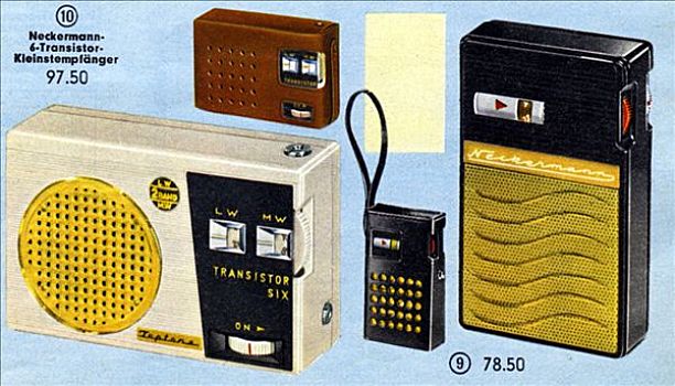 便携,无线电,60年代