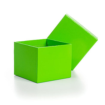绿色,礼盒