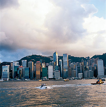香港回归十周年图片展览夕照维港