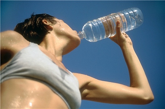 女性,运动员,饮用水