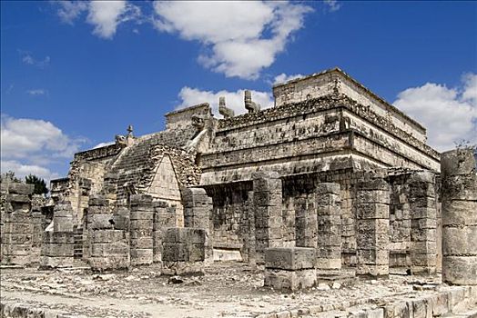 奇琴伊察,武士神庙,尤卡坦半岛,墨西哥,世界遗产