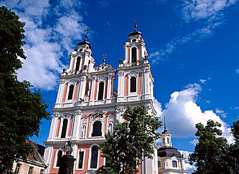 教堂,老城,维尔纽斯,立陶宛