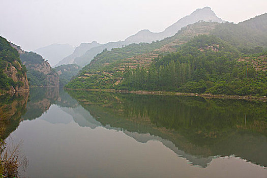 秦皇岛,石头,山村,山沟,村庄,青山绿水,原野,舒适,水库,旅游