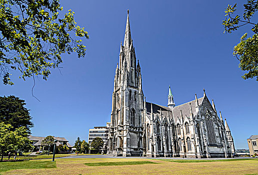 第一,教堂,奥塔哥,长老教,大教堂,达尼丁,南岛,新西兰,大洋洲