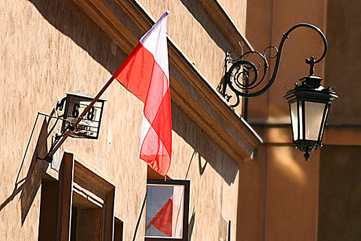 波兰,旗帜,背景