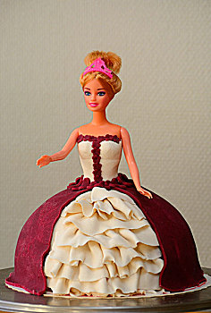 公主,蛋糕,芭比娃娃,娃娃,糕点店,瑞典,欧洲