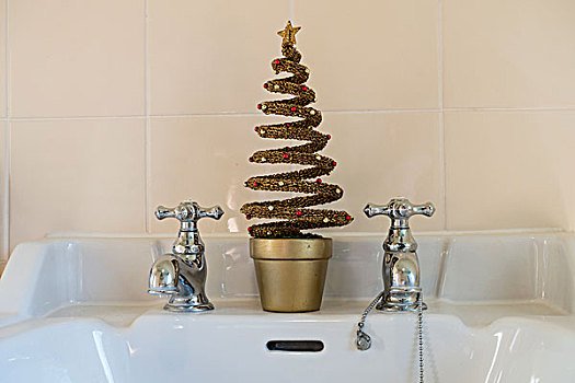 圣诞装饰,浴室