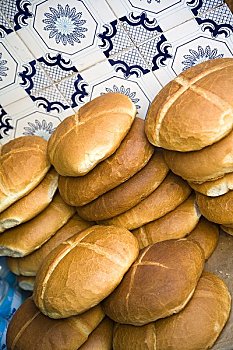 面包,出售,麦地那,玛拉喀什,摩洛哥