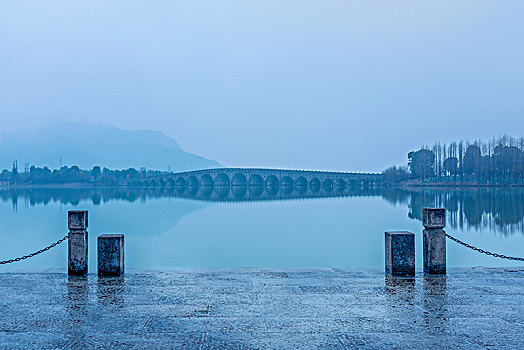 杭州湘湖风光水墨湘湖