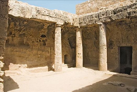 皇家,墓穴,帕福斯,塞浦路斯