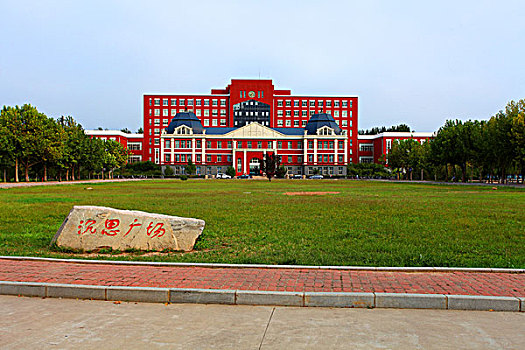 秦皇岛,东北大学,校园,学校,教学楼,大楼,建筑,图书馆,操场