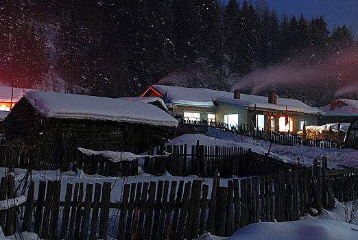 黑龙江雪乡风景