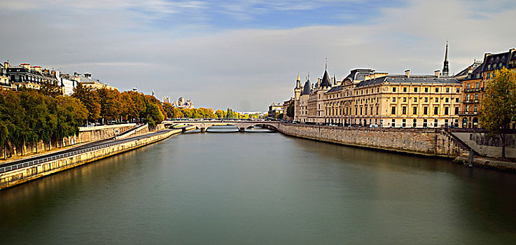 欧洲,法国,塞纳河,向上,巴黎古监狱,巴黎