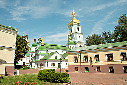 圣徒,索菲亚,大教堂,基辅,八月