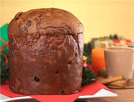 节日果子面包,传统,圣诞节蛋糕