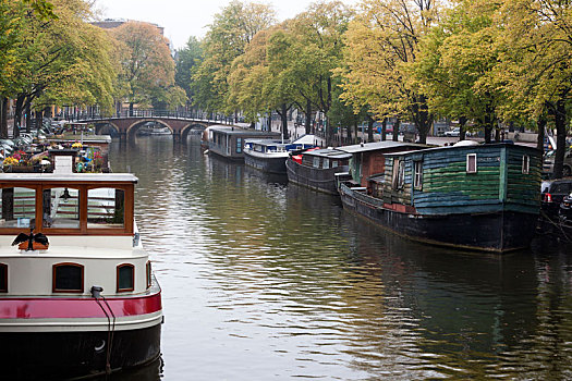 船屋,运河,阿姆斯特丹