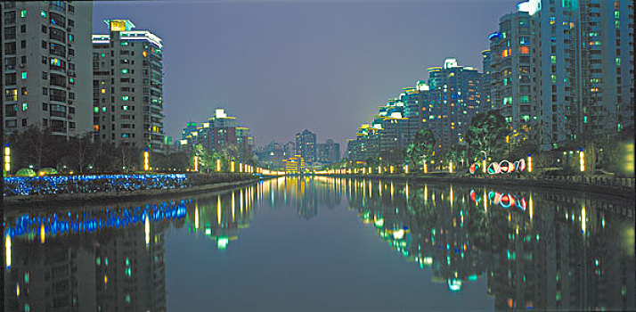 苏州河两岸夜景
