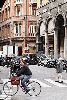 街景,博洛尼亚,意大利