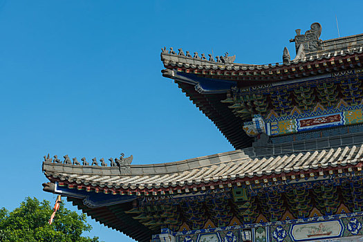 中式建筑飞檐斗拱景观