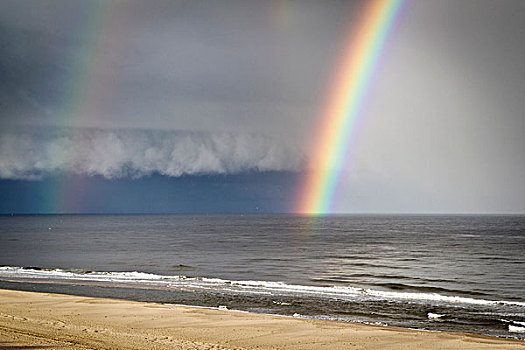 彩虹,高处,海洋,石荷州,德国