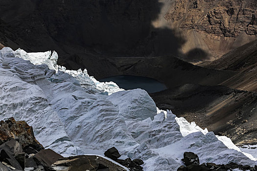 西藏冰川风光