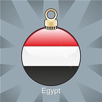 埃及,旗帜,圣诞节,形状