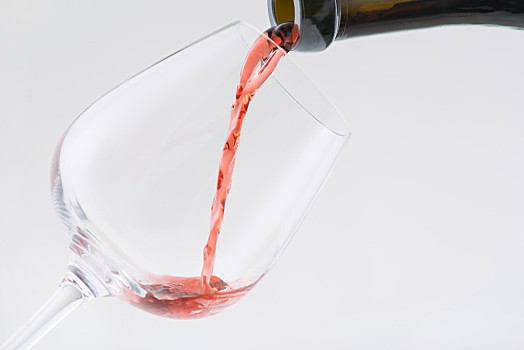 葡萄酒,倒出,红色,美好,红酒,倒入,透明,玻璃杯