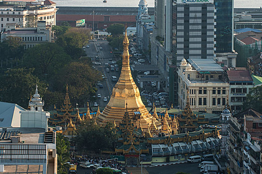 缅甸城市风光