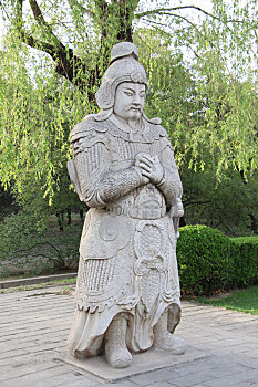 北京昌平明十三陵神道石像生,武臣