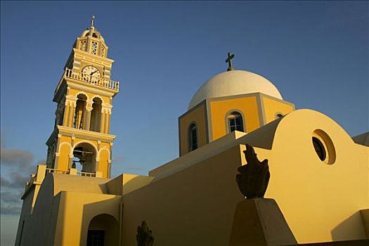 教堂,锡拉岛,希腊