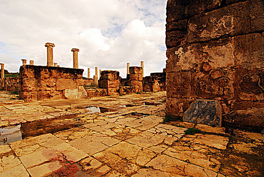 libya,leptis,magna,ruins,of,old,roman,empire,unesco,world,heritage,site