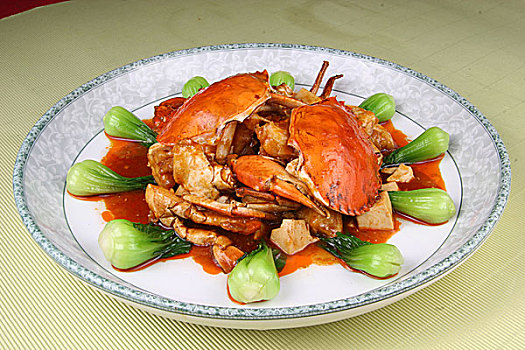 麻婆豆腐蟹