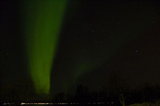 北极光,特罗姆瑟,挪威,欧洲