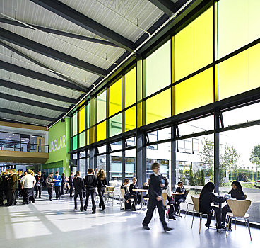 大学,建筑师,2008年,内景,展示,学生,忙碌,大厅,区域